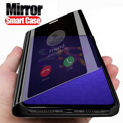「Enjoy electronic」 Smart View Mirror Case For huawei nove 5T case Flip stand book phone cover on hawei huawe nova 5T 5 T T5 nova5T capa funda coque