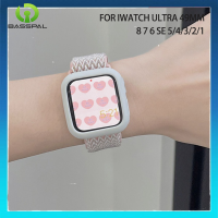 เคสกันกระแทกสำหรับ Apple Watch Ultra 49มม. 8 7สายไนลอนเคสสำหรับ45มม. 44มม. 41มม. 38มม. 40มม. 42มม. สายรัดข้อมือสมาร์ทวอทช์สำหรับ I Watch 8 7 1 2 3 4 5 6 Se อุปกรณ์เสริม