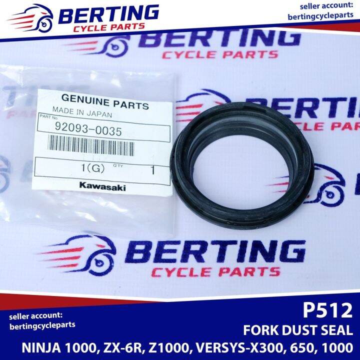 FORK DUST SEAL Kawasaki Z1000 Ninja 1000 ZX6R Versys X300 650 Genuine