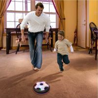 18CM Hovering Football With LED Flashing Indoor Outdoor Sports Garden Game Air Cushion Suspended Toy Ball Toys For Children