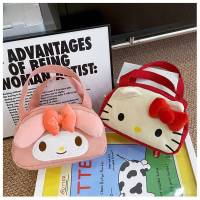 FX Sanrio HelloKitty mymelody Cartoon Cute Girl Canvas Portable Handbag Storage Bag Fashion Large Capacity Personality XF