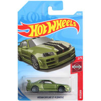 Hot Wheels 1:64 NISSAN SKYLINE GTR BN R34 45คอลเลกชัน Die Cast Alloy Car รุ่นตกแต่ง Gift