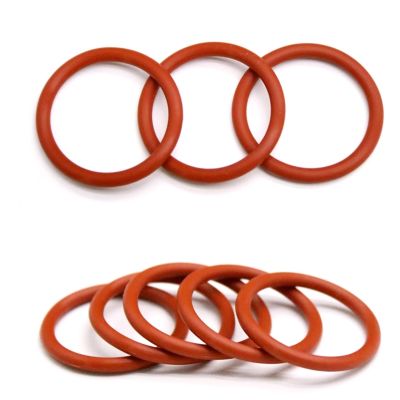 2-20 buah CS 5mm cincin O silikon kualitas makanan merah OD 18-90mm cincin segel VMQ ID 8-80mm tahan air dan tahan panas