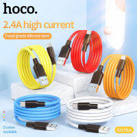 HOCO X21 Plus ซิลิโคนสายชาร์จสำหรับประเภท C สายเคเบิลข้อมูล3A ที่ชาร์จเร็วสำหรับ Samsung Xiao Mi Macbook Android