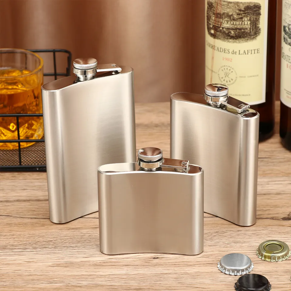 Drinkware Alcohol Wine Hip Flask Stainless Steel Whiskey Holder Liquor Flask