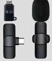 2in1 TYPE-C+iP Wireless Microphone ไมโครโฟนไร้สายแบบพกพาใช้สําหรับ รุ่น K8 สมาร์ทโฟน ไมค์ไร้สายหนีบเสื้อ ไมค์หนีบปกเสื้อ