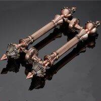 ☬□ 1pcs upscale European Handles Antique Villa Archaize handle for Wooden Door Glass KTV/hotel wood door Pull Door Hardware