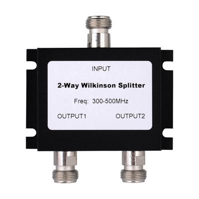 RF Coaxial Splitter 1 to 3 Way Power Splitter 300-500MHz Signal Booster Divider N Female 50Ohm, Power Splitter