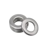 50 pcs 304 Stainless steel flat gasket thin metal washer Screw nut small washers Nails  Screws Fasteners