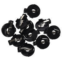 CR2016 2025 2032 Coin Cell Button Battery Holder Socket Black 10 Pcs