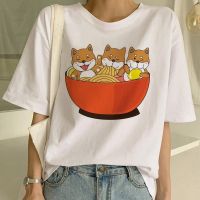 Ulzzang Tshirt Tees Camisas Mujer Tee Shiba Inu T Shirt Funny Shirt Graphic Korean Clothing Gildan Spot 100% Cotton