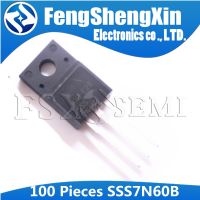 100Pcs SSS7N60B TO-220F SSS7N60 TO-220 7N60B 7N60   600V N-Channel MOSFET WATTY Electronics