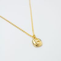 Mad Creation Club - Candy Letter Necklace (Sterling Silver 18K Plated Gold)