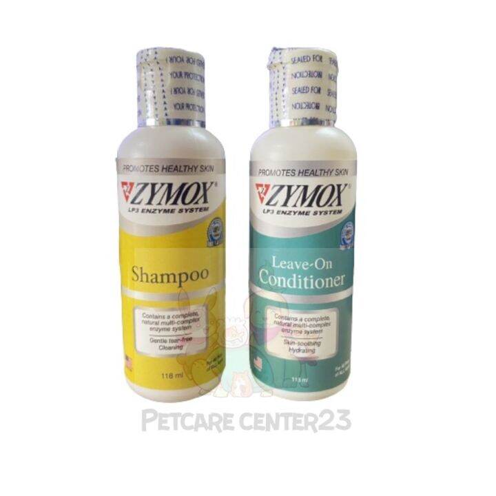 zymox Enzymatic shampoo and conditioner แชมพูเอนไซม์ รักษาอาการโรค
