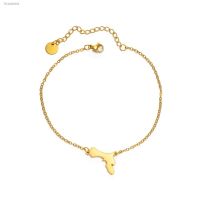 ☊▧☃ Anniyo 20cm 5cm Bonaire Map Bracelet Jewelry For Women Girls Gold Color / Silver Color Banglet 245721