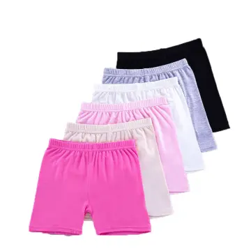 Ruizhijzg Summer Girl Underwear Safety Short Leggings Pants children ice  silk modal cotton shorts