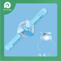 Dreamegg Portable Fan Wrist Fan Mini Electric Fans Ruler For CHILDREN KIDS - 300mAh Micro USB Rechargeable - Pink/Green/Blue