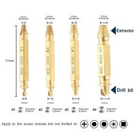 ชุดอุปกรณ์ถอนสกรูชำรุด5ชิ้นตัวถอดสกรูและสลักที่ชำรุดชุดไกด์ดอกสว่านสลักเกลียว F1เครื่องมือหัวถอดน็อตเกลียว