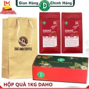 Hộp quà + Túi xách 1kg DAHO fremium honey coffee trải nghiệm cà phê chế