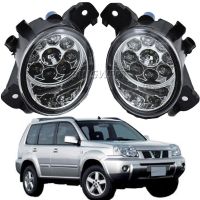 ชุดประกอบไฟตัดหมอกหมอกกลางวันเลนส์ LED ด้านขวาและซ้ายสำหรับ Nissan X-Trail T30 2001 2002 2003 2004 2005 2006