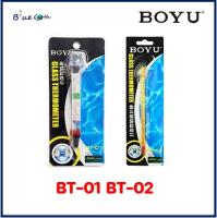 เครื่องวัดอุณหภูมิน้ำในตู้ปลา Thermometer ปรอทวัดอุณหภูมิแบบติดกระจก ยี่ห้อ Boyu รุ่น BT-01 และ BT-02