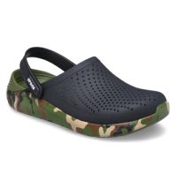 New Arrival Crocs Unisex Men&amp;Women Printed Camo M4-----M11 In stock รองเท้า crocs พื้นลายทหาร สวยเบานิ่ม สีเทาโคตรเท่