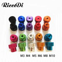 5Pcs M3 M4 M5 M6 M8 M10 Aluminum Knurled Hand Tighten Flange Nuts Thumb Nuts For FPV RC Models For 10 Colors Choose