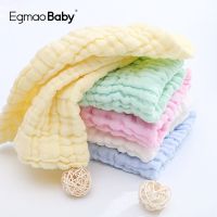 hotx 【cw】 3Pcs Baby Muslin Washcloths Cotton Wipes Soft Newborn Face Washcloth for Sensitive