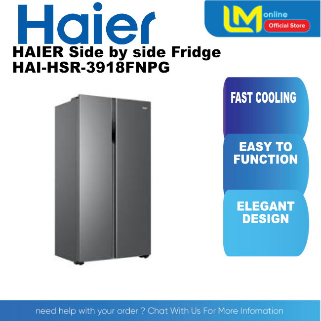 HAIER Side by side Fridge Lazada