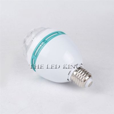 【Worth-Buy】 หลอด Led Rgb E27เครื่องฉายหมุนอัตโนมัติสีสันสดใส6W 9W 110V 220V ไฟเวที Led ไฟดิสโก้ดีเจปาร์ตี้ไฟดิสโก้