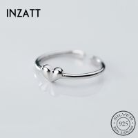[Zhongxi ornaments ] INZATT Real 925 Sterling Silver Minimalist Heart Ring For Fashion Women Birthday Party Fine Jewelry Cute Accessories Gift