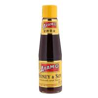 [Mega Sale] Free delivery จัดส่งฟรี  Ayam Honey and Soy Marinade Sauce 210ml. Cash on delivery เก็บเงินปลายทาง