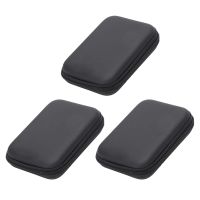 3X Portable Hard Disk Drive Shockproof Zipper Cover Bag Case 2.5Inch HDD Bag Black