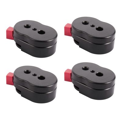 4X Field Monitor Quick Release Plate for LCD Monitor Magic Arm LED Light Camera Camcorder Rig with 1/4-Inch Screw Hole