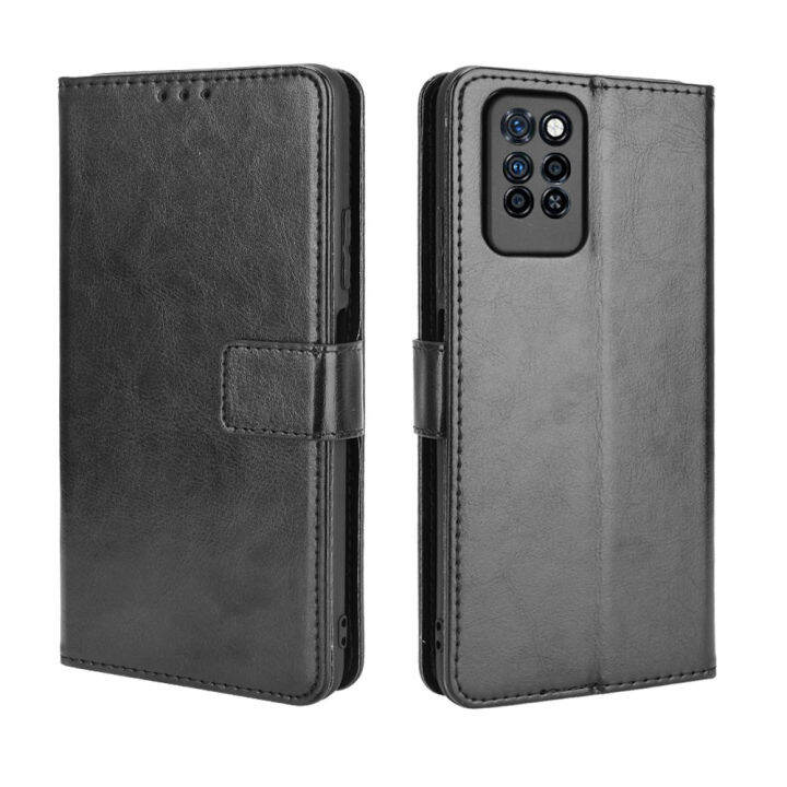 Infinix Note 10 Pro Nfc Case Pu Leather Wallet Flip Phone Hard Case Infinix Note 10 Pro