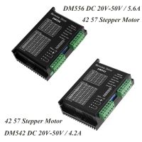 DM556 DM542ไดรฟ์เวอร์ไมโครสเต็ปแบบไมโครสเต็ปมอเตอร์ Nema17แรงดันไฟฟ้า20-50V DC 1-5.6A Qd Qdq3925 N76