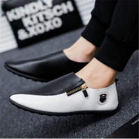 Mens leather shoesรองเท้าแฟชั่นผู้ชายคุณภาพสูงรองเท้าหนังผู้ชายรองเท้าหนังลำลองสไตล์อังกฤษมีสไตล์และเรียบง่ายคลาสสิก