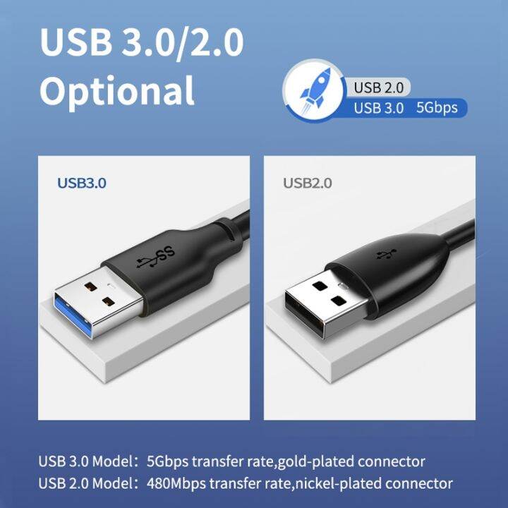 cabletime-usb-to-usb-a-3-0-male-type-a-cable-usb-extension-cable-for-radiator-harddisk-usb3-0-data-transfer-cable-c266