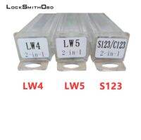 LOCKSMITHOBD Lishi 2 In 1 LW4 LW5เลือก S123และอุปกรณ์ช่างกุญแจถอดรหัสสำหรับล็อคประตูบ้าน