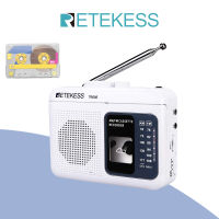 Retekess TR606 เครื่องเล่นเทป พร้อมวิทยุ AM FM Walkman แบบพกพา