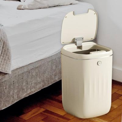 ถังขยะถังขยะระบบสัมผัสถังขยะห้องนอนที่เงียบสงบสำหรับโถสุขภัณฑ์ในบ้าน RV