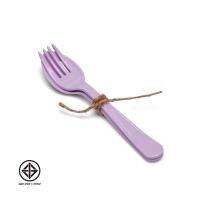 SuperSOSO! ชุดช้อนส้อม RAINBOW Fork Spoon Set (M) ขนาด 16 ซม. (6.3 นิ้ว) เมลามีน ทนทาน คุณภาพสูง ชายหาด ปิกนิก การ์ตูน เครื่องใช้บนโต๊ะอาหาร เป็นมิตรกับสิ่ง