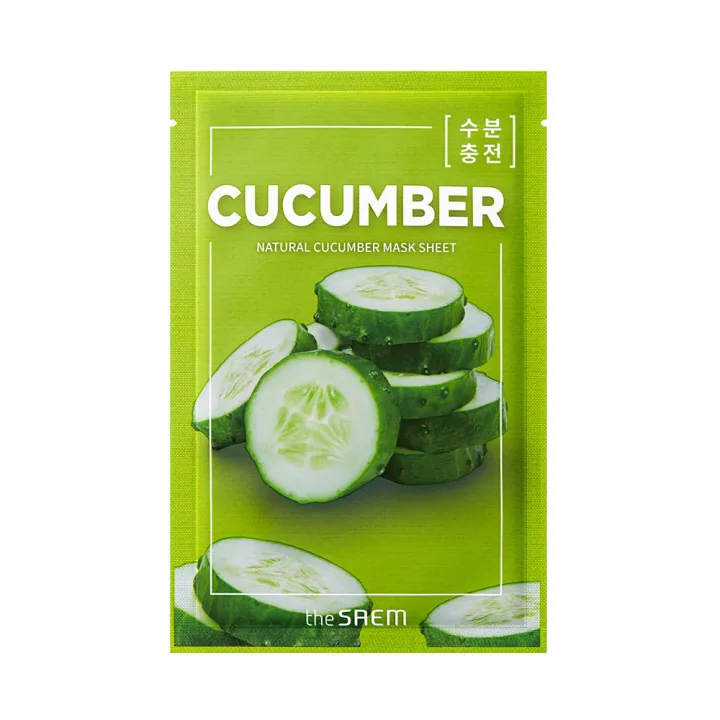 The SAEM Natural Cucumber Mask Sheet