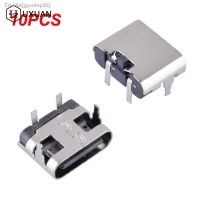 ☇♂◙ 10Pcs 2 Pin Micro USB Type C Connector Socket USB 3.1 Type-C Female Power Jack Dock For Mobile Phone Charging Port