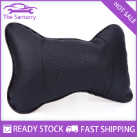 Samurry ✨Hot Sale✨ Car สุดหรูหนังทั่วไป Auto Car Seat HEAD Neck REST เบาะรองหมอน