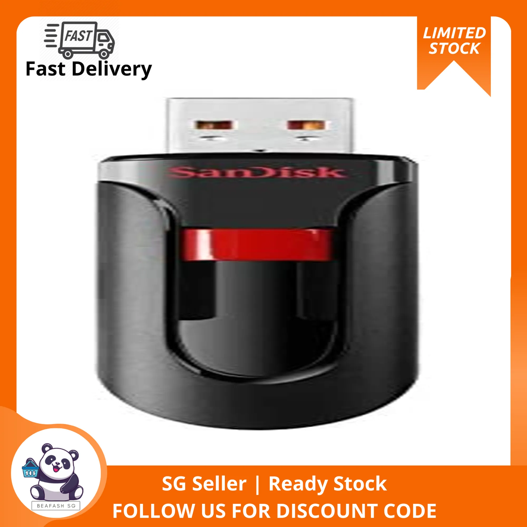 Pack of 2)(SG INSTOCK)SanDisk SDCZ60-032G-B35 Cruzer Glide USB 2.0 Flash  Drive, 32GB,Black/Red | Lazada Singapore