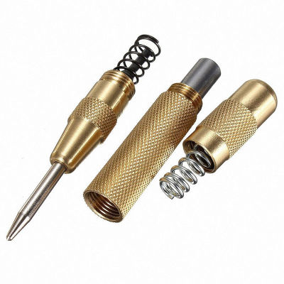 Center Punch Stator Punching Automatic Center Pin High-Speed Steel Punch Spring Loaded Marking Drilling Tool Brass Body Newest