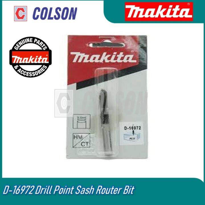 COLSON MAKITA D16972 Drill Point Sash Router Bit For 4402 4403 Sash