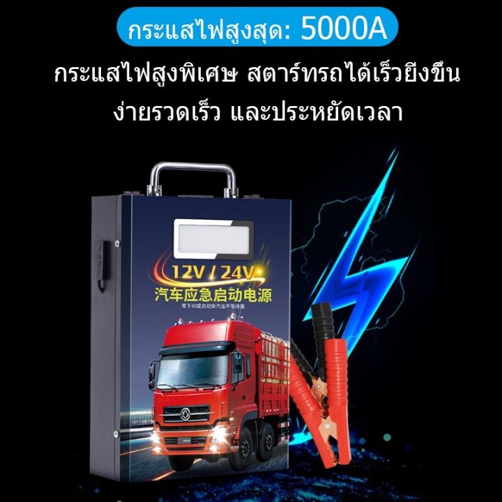 จัดส่ง-24-ชม-จากประเทศไทย-jump-start-จั๊มสตาร์ทรถยนต์-จั้มสตาร์ทรถยนต์-จั๊มสตาร์ท-jump-start-รถยนต์-jump-starter-ไดสตาร์ทรถยนต์-858000mah