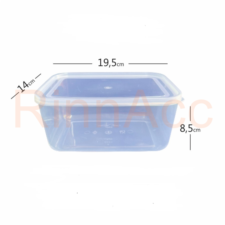 Kotak Makan Plastik Ml Tempat Sayur Penyimpan Makanan